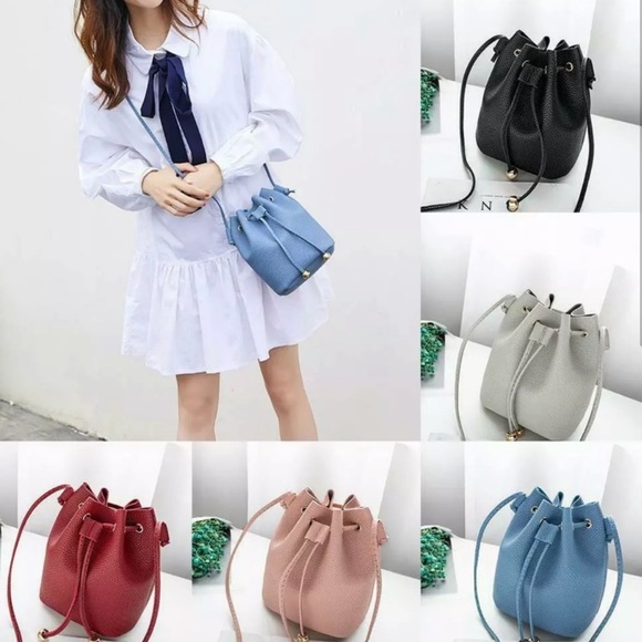 Vegan Leather Blush Crossbody Purse - Picture 2 of 2